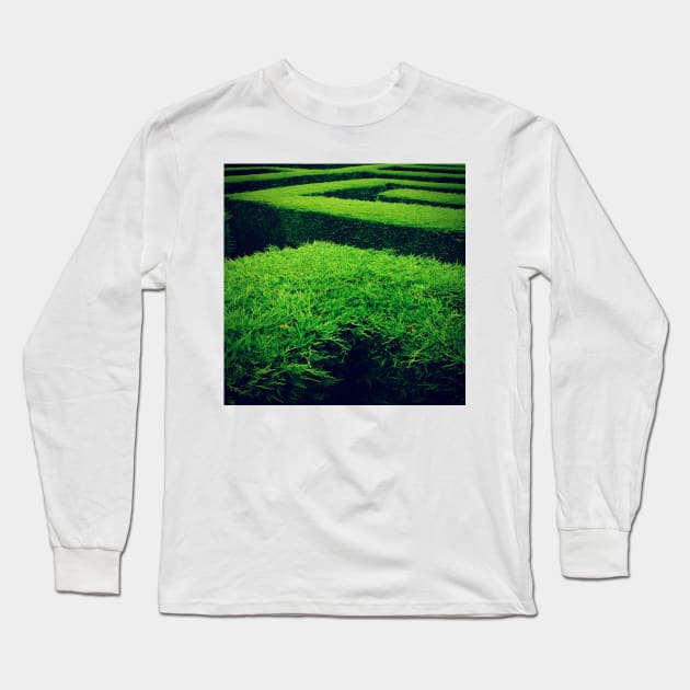 Maze Long Sleeve T-Shirt by robsteadman